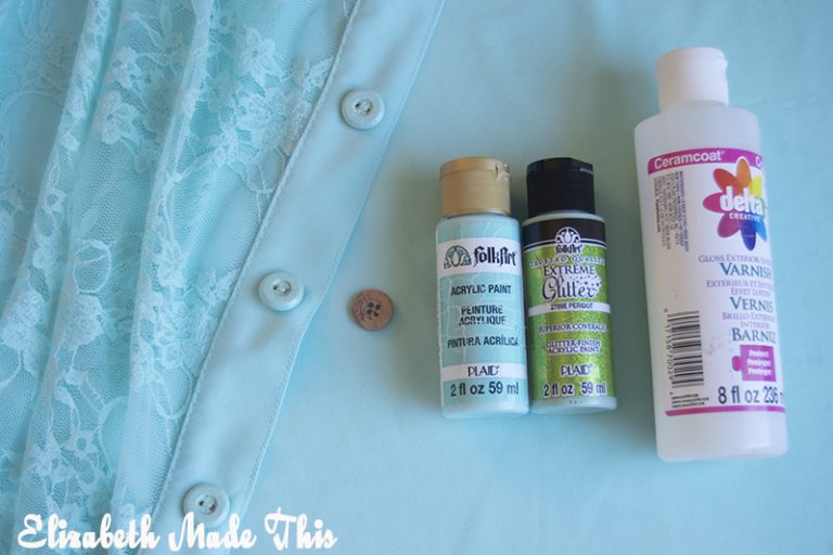 How to make your own hand painted buttons Elizabeth Made This
