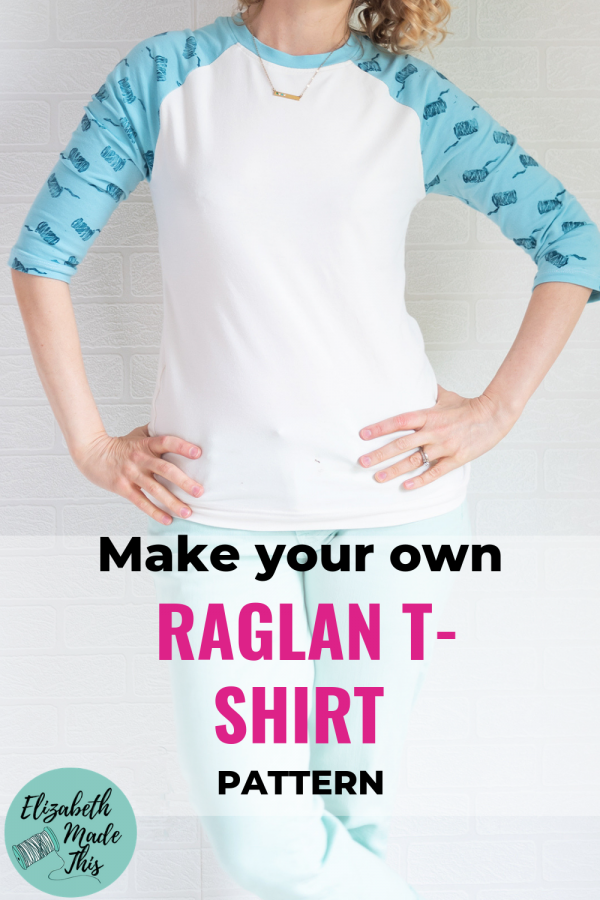 Easy-to-make DIY Raglan T-shirt pattern - Elizabeth Made This