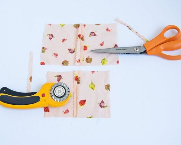 Rotary cutter vs. scissors a friendly sewing tool fight Elizabeth