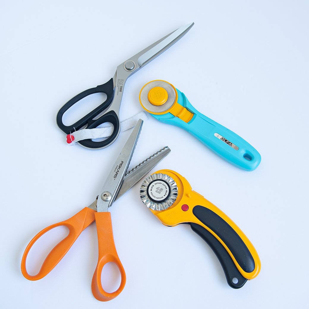 rotary cutters and sewing scissors Elizabeth Made This