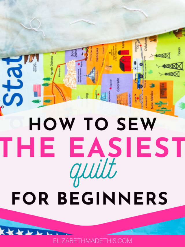 How to sew a quilt in an hour Elizabeth Made This