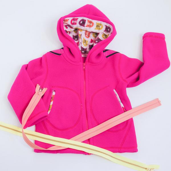 How to sew a zipper on a jacket [surprisingly simple] Elizabeth Made This