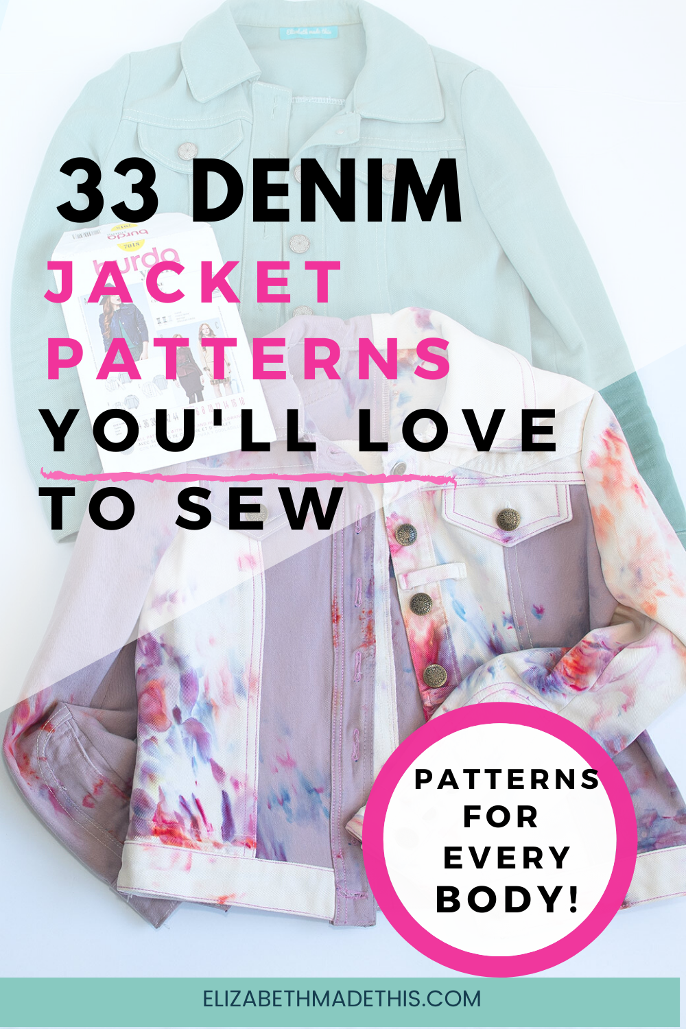 32 Designs Denim Jacket Sewing Pattern Free OonaKristiana