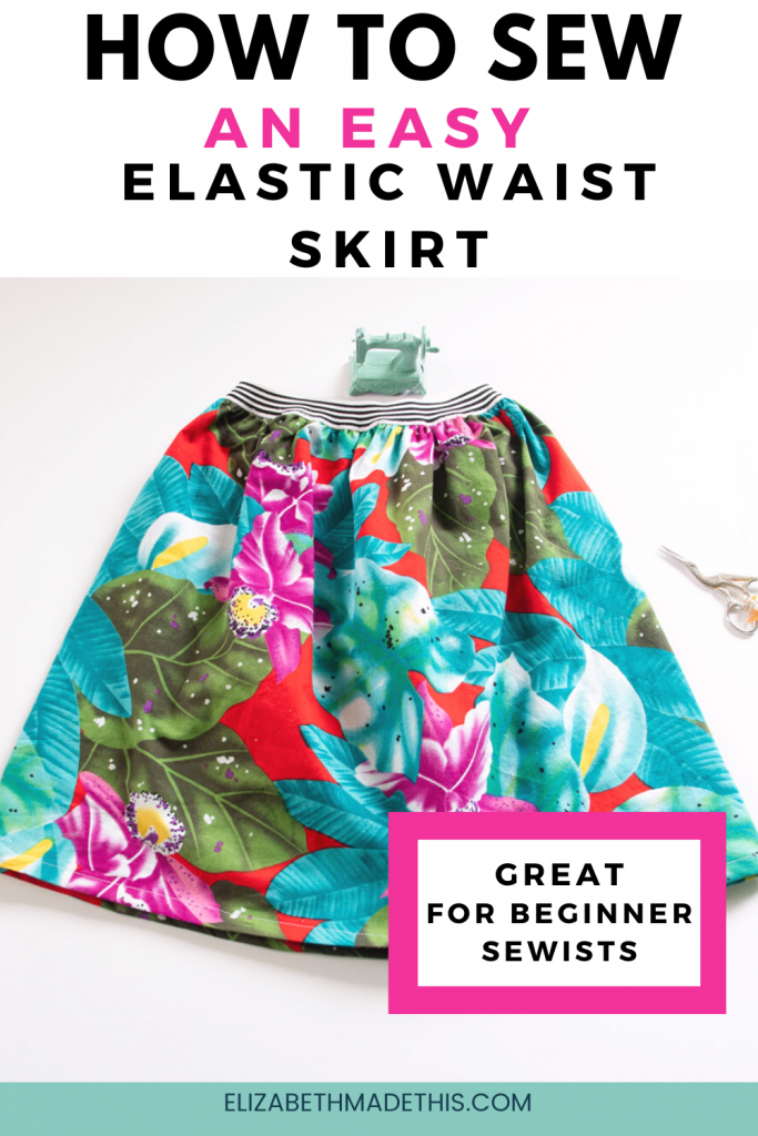 17 minutes and simple How to make an elastic waist skirt Elizabeth